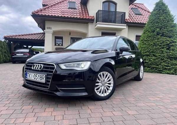 Audi A3 cena 48900 przebieg: 188000, rok produkcji 2014 z Goniądz małe 631